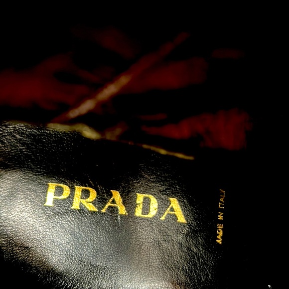 SOLD - Prada black suede platform booties in size 41 (US size 10) - Picture 6 of 7